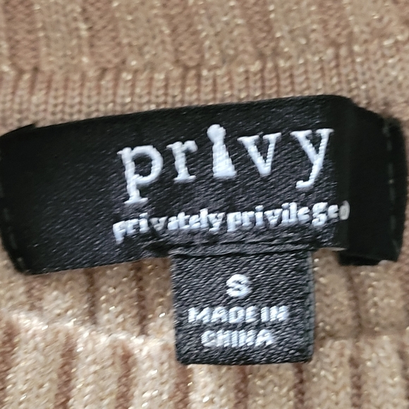 Privy One Shoulder Brown Tan Bodycon Women’s Dress Size Small - Picture 6 of 9